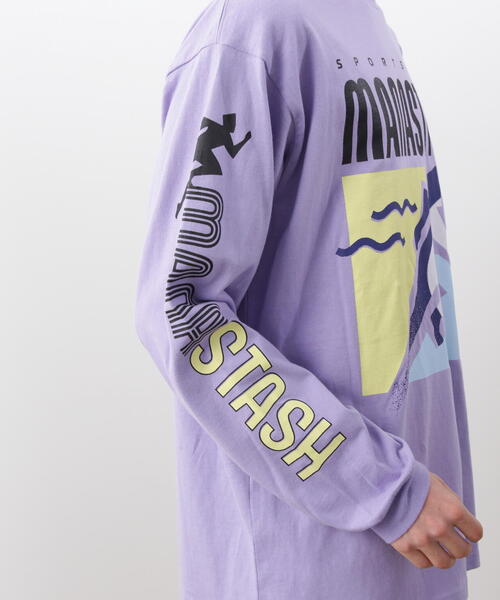 MANASTASH(マナスタッシュ)の「MANASTASH/マナスタッシュ RE:CTN L/S TEE T&F/ロンT(Tシャツ/カットソー・メンズ・ホワイト/ラベンダー/ブラック・L/M/XL/S)」の17枚目の写真