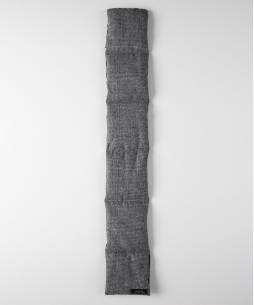 BACK NUMBER(バックナンバー)の「【BACK NUMBER】メルトン差し込みマフラー(軽量/暖かい/チェック柄/パッカブル/スーツ/カジュアル)(マフラー・メンズ・グレー/ブラック・フリー)」の10枚目の写真