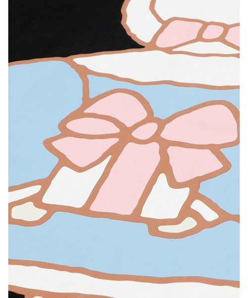 Little sunny bite(リトルサニーバイト)の「【RES】【Little Sunny Bite】MARRONCREAM x little sunny bite long tee(Tシャツ/カットソー・レディース・ホワイト/ブラック/ブルー・MEDIUM/SMALL)」の14枚目の写真