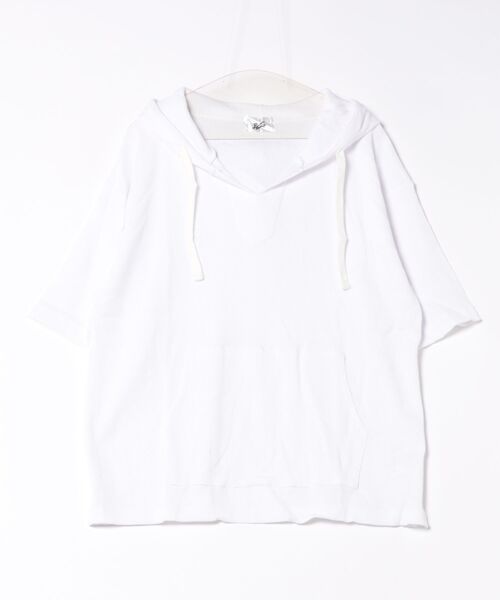 ARCHIVER(アーカイバ)の「【RES】 ワッフルキーネックパーカー(パーカー・メンズ・ホワイト・LARGE/MEDIUM)」の1枚目の写真