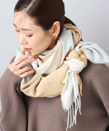 MK MICHEL KLEIN | 大判チェック柄ストール/洗える(ストール/ショール)