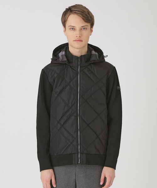 BLACK LABEL CRESTBRIDGE(ブラックレーベル・クレストブリッジ)の「ファブリックコンビニットブルゾン(ブルゾン・メンズ・ホワイト系その他/ブラック・M/L/XL)」の13枚目の写真