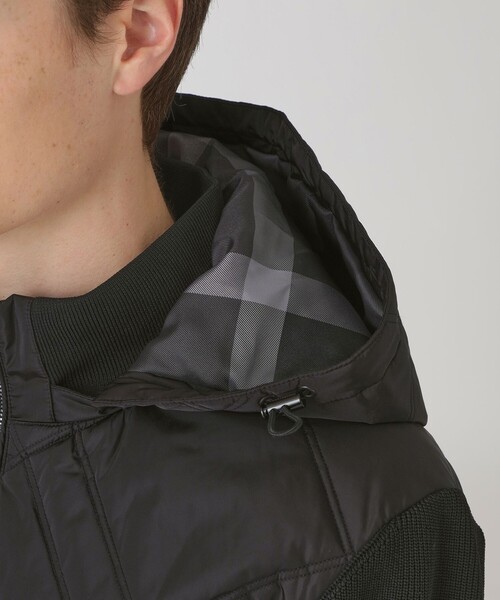 BLACK LABEL CRESTBRIDGE(ブラックレーベル・クレストブリッジ)の「ファブリックコンビニットブルゾン(ブルゾン・メンズ・ホワイト系その他/ブラック・M/L/XL)」の16枚目の写真