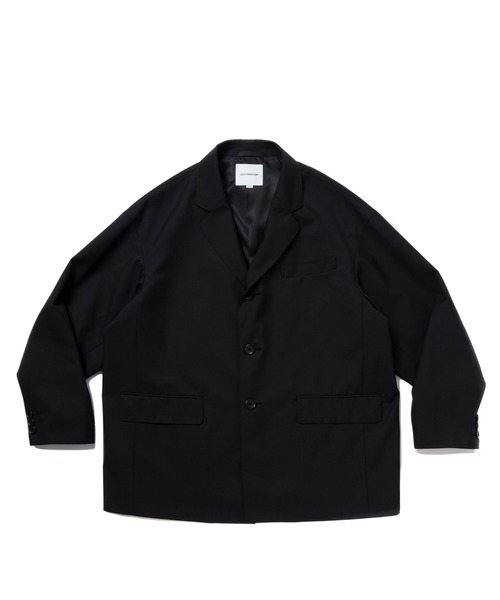 COOTIE PRODUCTIONS(クーティープロダクションズ)の「T/W Saxony Single Breasted Jacket(テーラードジャケット・メンズ・ブラック/グレー・SMALL/MEDIUM/LARGE/X-LARGE)」の4枚目の写真