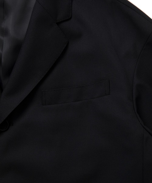 COOTIE PRODUCTIONS(クーティープロダクションズ)の「T/W Saxony Single Breasted Jacket(テーラードジャケット・メンズ・ブラック/グレー・SMALL/MEDIUM/LARGE/X-LARGE)」の6枚目の写真