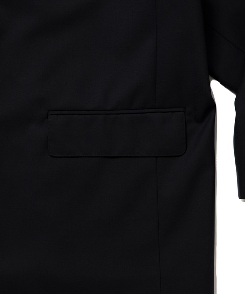 COOTIE PRODUCTIONS(クーティープロダクションズ)の「T/W Saxony Single Breasted Jacket(テーラードジャケット・メンズ・ブラック/グレー・SMALL/MEDIUM/LARGE/X-LARGE)」の7枚目の写真