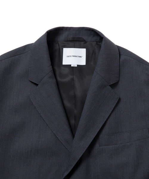 COOTIE PRODUCTIONS(クーティープロダクションズ)の「T/W Saxony Single Breasted Jacket(テーラードジャケット・メンズ・ブラック/グレー・SMALL/MEDIUM/LARGE/X-LARGE)」の12枚目の写真