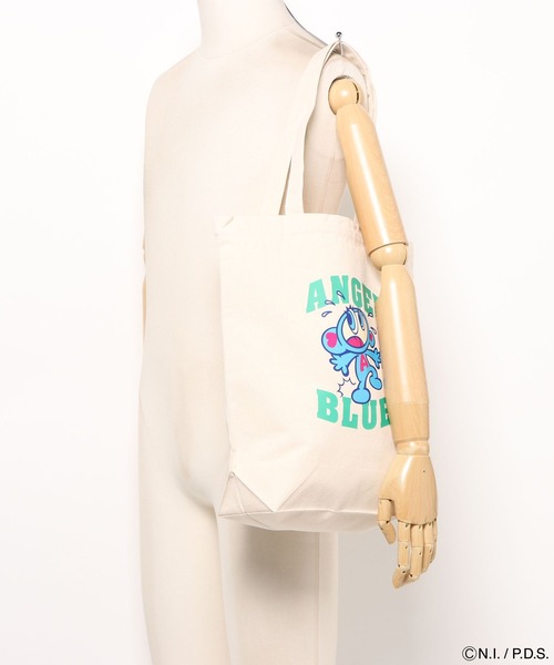 ANGEL BLUE（エンジェルブルー）の「エンジェルブルー トートバッグ びっくり（トートバッグ・レディース・ブラック系/アイボリー系・ONE SIZE）」の7枚目の写真