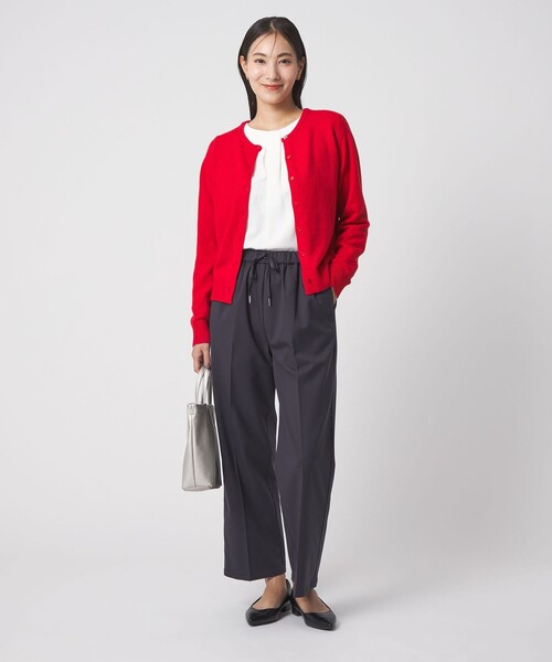 A DAY IN THE LIFE UNITED ARROWS(アデイインザライフユナイテッドアローズ)の「ビジュー 2WAYカーディガン <A DAY IN THE LIFE>(カーディガン/ボレロ・レディース・レッド/グレー系/ブラック・FREE)」の4枚目の写真