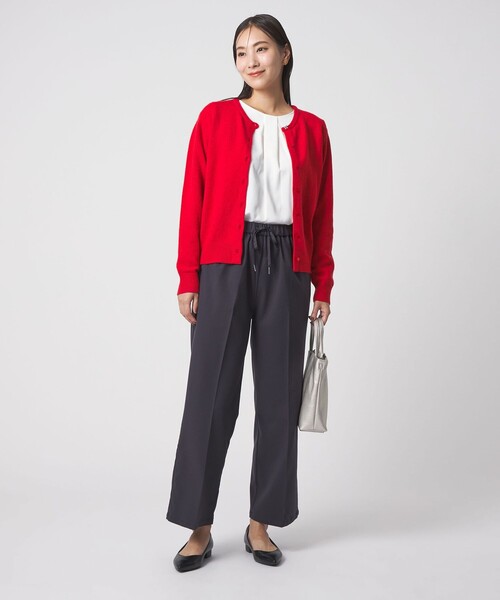 A DAY IN THE LIFE UNITED ARROWS(アデイインザライフユナイテッドアローズ)の「ビジュー 2WAYカーディガン <A DAY IN THE LIFE>(カーディガン/ボレロ・レディース・レッド/グレー系/ブラック・FREE)」の5枚目の写真