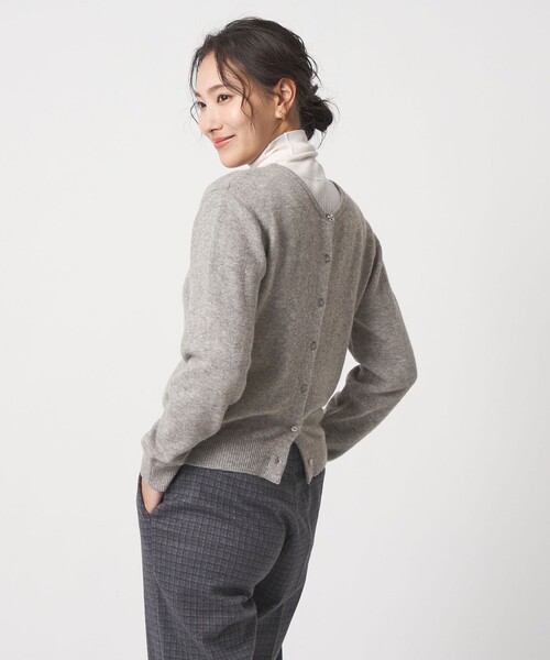 A DAY IN THE LIFE UNITED ARROWS(アデイインザライフユナイテッドアローズ)の「ビジュー 2WAYカーディガン <A DAY IN THE LIFE>(カーディガン/ボレロ・レディース・レッド/グレー系/ブラック・FREE)」の10枚目の写真