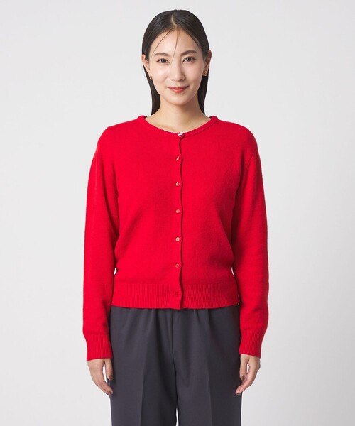 A DAY IN THE LIFE UNITED ARROWS(アデイインザライフユナイテッドアローズ)の「ビジュー 2WAYカーディガン <A DAY IN THE LIFE>(カーディガン/ボレロ・レディース・レッド/グレー系/ブラック・FREE)」の11枚目の写真