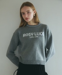 Rosy luce（ロージールーチェ）の「ラインロゴニット（ニット/セーター）」