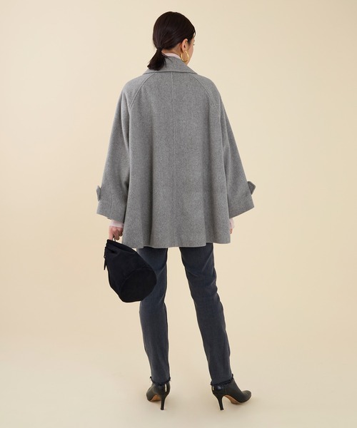 marmors（マルモア）の「【marmors】soutien collar tent coat（その他アウター・レディース・グレー/マルチ/ネイビー・36）」の7枚目の写真