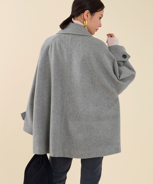 marmors（マルモア）の「【marmors】soutien collar tent coat（その他アウター・レディース・グレー/マルチ/ネイビー・36）」の8枚目の写真