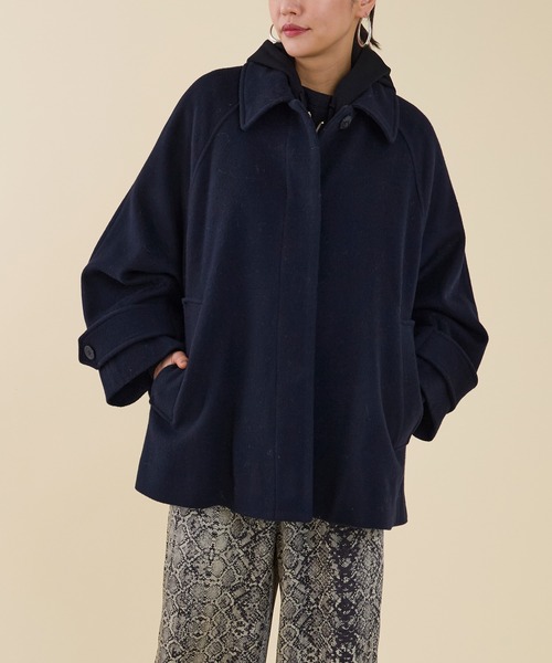 marmors（マルモア）の「【marmors】soutien collar tent coat（その他アウター・レディース・グレー/マルチ/ネイビー・36）」の11枚目の写真
