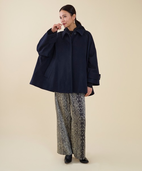 marmors（マルモア）の「【marmors】soutien collar tent coat（その他アウター・レディース・グレー/マルチ/ネイビー・36）」の12枚目の写真