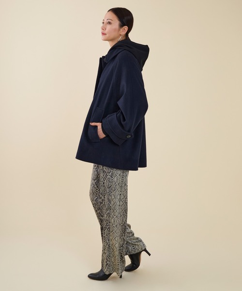 marmors（マルモア）の「【marmors】soutien collar tent coat（その他アウター・レディース・グレー/マルチ/ネイビー・36）」の13枚目の写真