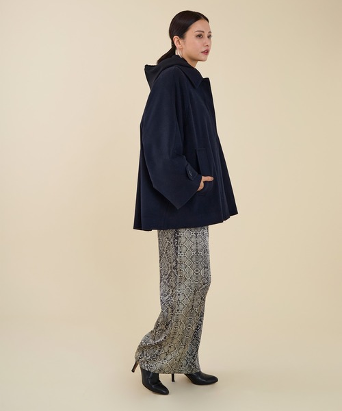 marmors（マルモア）の「【marmors】soutien collar tent coat（その他アウター・レディース・グレー/マルチ/ネイビー・36）」の15枚目の写真