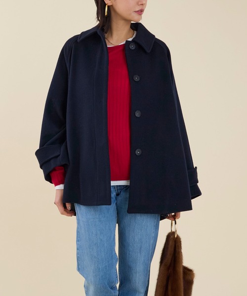 marmors（マルモア）の「【marmors】soutien collar tent coat（その他アウター・レディース・グレー/マルチ/ネイビー・36）」の16枚目の写真