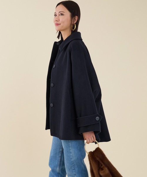 marmors（マルモア）の「【marmors】soutien collar tent coat（その他アウター・レディース・グレー/マルチ/ネイビー・36）」の17枚目の写真