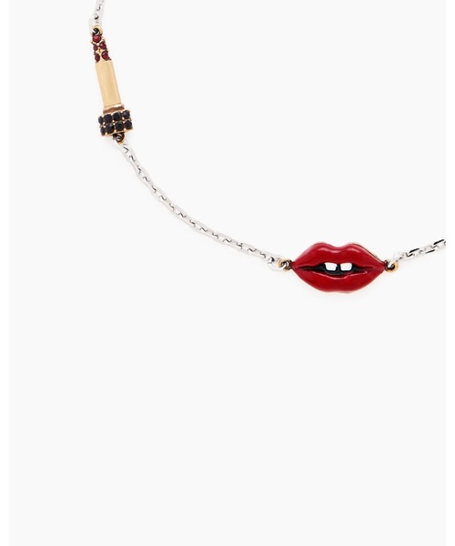 MARC JACOBS（マークジェイコブス）の「LIP ROUGE SLIDER BRACELET/ザ リップス スライダー ブレスレット（ネックレス・レディース・シルバー系その他2・ONE SIZE）」の3枚目の写真