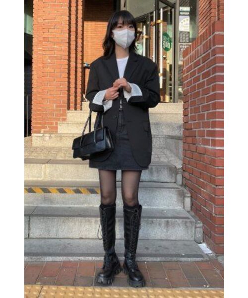 AVANDRESS(アバンドレス )の「Boyfriend Single Blazer BLACK(テーラードジャケット・レディース・その他・1/2)」の12枚目の写真