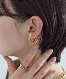 ciite'（シーテ）の「【 金属アレルギー対応 】 ニュアンスデザイン イヤーカフ サージカルステンレス （片耳用）（イヤーカフ）」