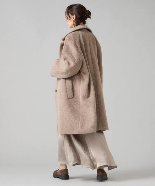 Liesse リエス シャギー コート セール】シャギーステンカラーコート（ステンカラーコート）｜Liesse