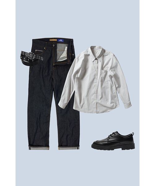 FRIZMWORKS(フリズムワークス)の「OG SELVEDGE REGULAR DENIM PANTS _ RIGID INDIGO(デニムパンツ・メンズ・その他・LARGE/X-LARGE/SMALL/MEDIUM)」の18枚目の写真