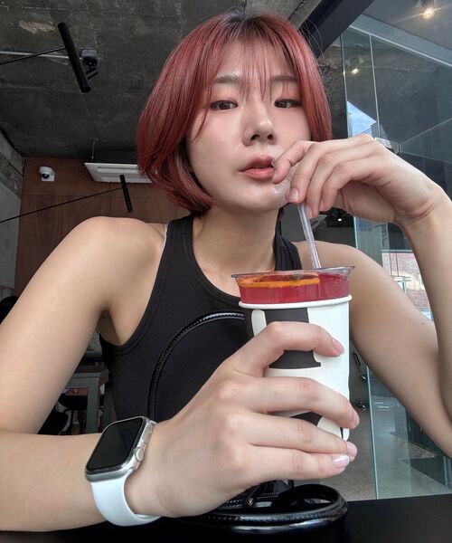 MUSINSA STANDARD WOMAN（ムシンサスタンダードウーマン）の「ウィメンズレーサーバッククロップタンクトップ[ブラック]（Tシャツ/カットソー・レディース・その他・SMALL/MEDIUM/LARGE/X-SMALL）」の13枚目の写真