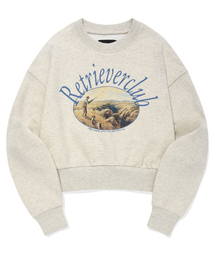 Retriever Club | PAINTING CROP CREWNECK [OATMEAL](スウェット)