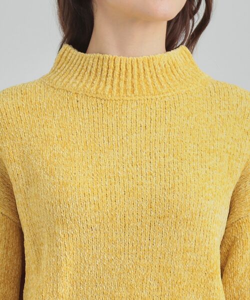 DRESKIP（ドレスキップ）の「【S-LL】ほんのりラメで女性らしい ベロアモールモックネックニット（ニット/セーター・レディース・ライトグレー/ピンク系/アイボリー/ライトブルー/イエロー系その他・02/01/04/03）」の16枚目の写真