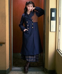 REDYAZEL（レディアゼル）の「パステル配色チェスタージップコート