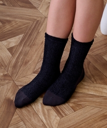 pom ponette junior（ポンポネットジュニア）の「シャギーリブクルーソックス（ソックス/靴下）」