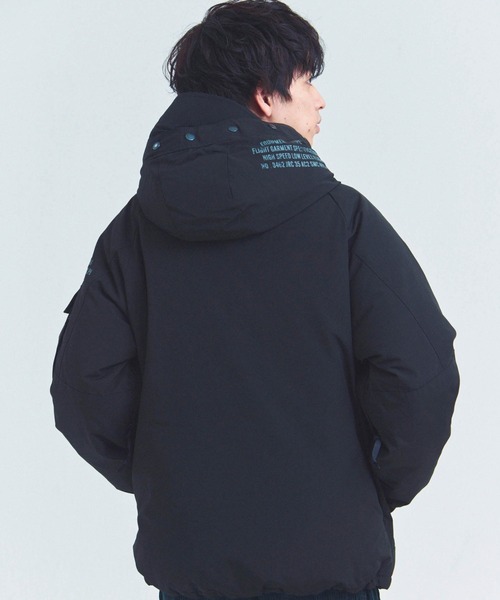 AVIREX（アヴィレックス）の「AVIREX -TYPE ECWCS DOWN JACKET（ダウンジャケット/コート・メンズ・カモフラージュ/ブラック・M/XL/L）」の9枚目の写真