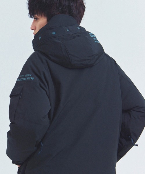 AVIREX（アヴィレックス）の「AVIREX -TYPE ECWCS DOWN JACKET（ダウンジャケット/コート・メンズ・カモフラージュ/ブラック・M/XL/L）」の10枚目の写真