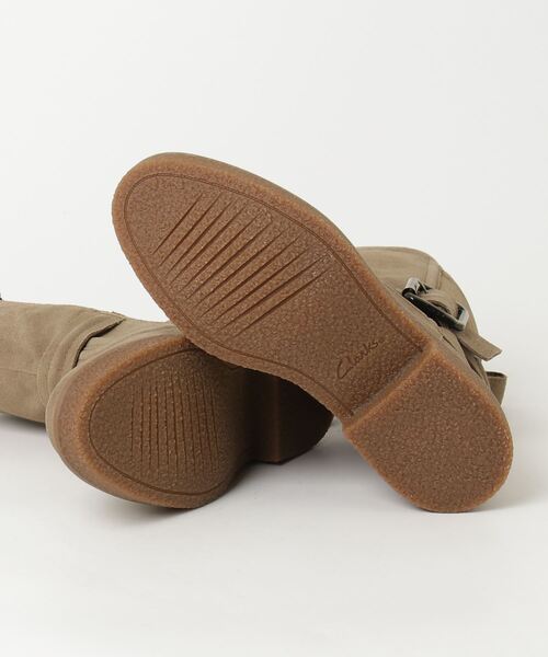 Clarks(クラークス)の「クラークス Nella Mid ネラミッド ブーツ(ブーツ・レディース・ブラック/サンドベージュ・30/35/40/45/50/55)」の4枚目の写真