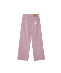 Rest&Recreation（レストアンドレクリエーション）の「LOGO CORDUROY PANTS - PINK（その他パンツ）」