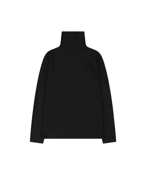 VANONE ATELIER(バノンアトリエ)の「A3558 フィネス タートルネック Tシャツ_ブラック(Tシャツ/カットソー・レディース・ブラック・FREE)」の2枚目の写真