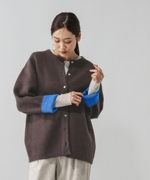 GLOBAL WORK | バイカラーニットブルソン/616811(カーディガン/ボレロ)