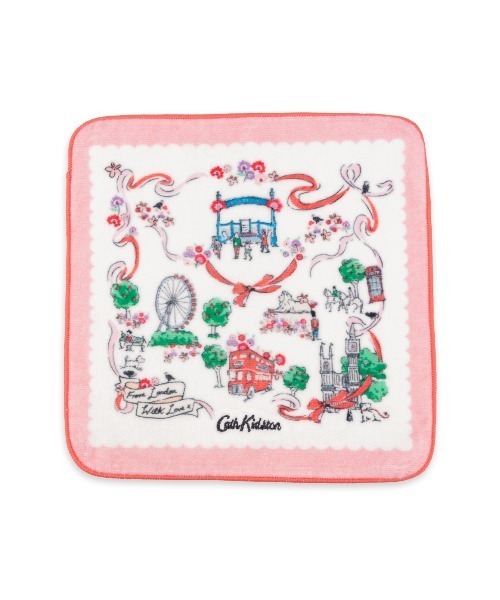 Cath Kidston(キャスキッドソン)の「タオルハンカチ(ハンカチ/ハンドタオル・レディース・イエロー/ネイビー/ホワイト×ライトピンク/ピンク系/サックスブルー系/ホワイト×イエロー/ピンク/ライトグリーン/アイボリー系/サックスブルー/ブラック/アイボリー/ライトピンク/ピンク系1/サックスブルー系2/サックスブルー系1/アイボリー系1/アイボリー系2/アイボリー系5/アイボリー系4/アイボリー系3/サックスブルー系4/サックスブルー系3/グリーン・FREE)」の21枚目の写真