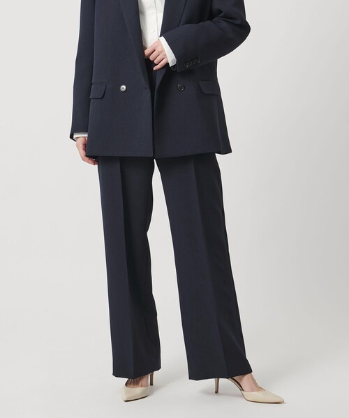 MARW UNITED ARROWS（マルゥ ユナイテッドアローズ）の「＜MARW UNITED ARROWS＞ストレート パンツ（スラックス・レディース・ナチュラル/ネイビー/ダークグレー・36/34/38）」の3枚目の写真