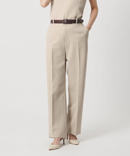 MARW UNITED ARROWS（マルゥ ユナイテッドアローズ）の「＜MARW UNITED ARROWS＞ストレート パンツ（スラックス・レディース・ナチュラル/ネイビー/ダークグレー・36/34/38）」の4枚目の写真