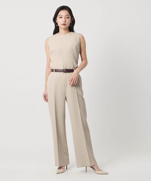 MARW UNITED ARROWS（マルゥ ユナイテッドアローズ）の「＜MARW UNITED ARROWS＞ストレート パンツ（スラックス・レディース・ナチュラル/ネイビー/ダークグレー・36/34/38）」の5枚目の写真