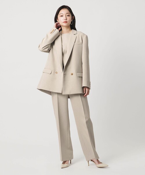 MARW UNITED ARROWS（マルゥ ユナイテッドアローズ）の「＜MARW UNITED ARROWS＞ストレート パンツ（スラックス・レディース・ナチュラル/ネイビー/ダークグレー・36/34/38）」の7枚目の写真