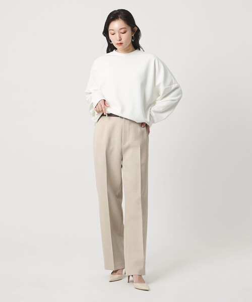 MARW UNITED ARROWS（マルゥ ユナイテッドアローズ）の「＜MARW UNITED ARROWS＞ストレート パンツ（スラックス・レディース・ナチュラル/ネイビー/ダークグレー・36/34/38）」の8枚目の写真