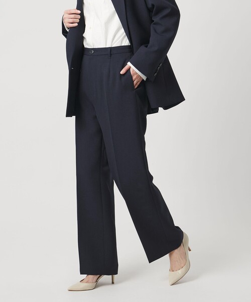 MARW UNITED ARROWS（マルゥ ユナイテッドアローズ）の「＜MARW UNITED ARROWS＞ストレート パンツ（スラックス・レディース・ナチュラル/ネイビー/ダークグレー・36/34/38）」の11枚目の写真