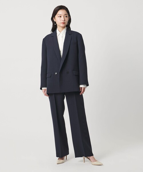 MARW UNITED ARROWS（マルゥ ユナイテッドアローズ）の「＜MARW UNITED ARROWS＞ストレート パンツ（スラックス・レディース・ナチュラル/ネイビー/ダークグレー・36/34/38）」の12枚目の写真