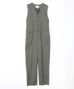 セール】ストレッチコットン ジャンプスーツ WSPS6676（つなぎ